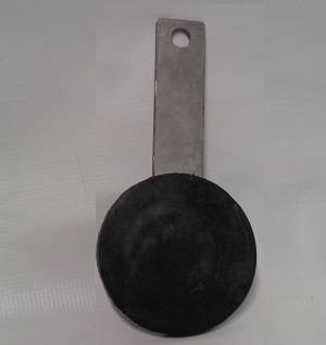 Safety Spade with Rubber DIN - Dn 32 Pn6 Carbon Steel